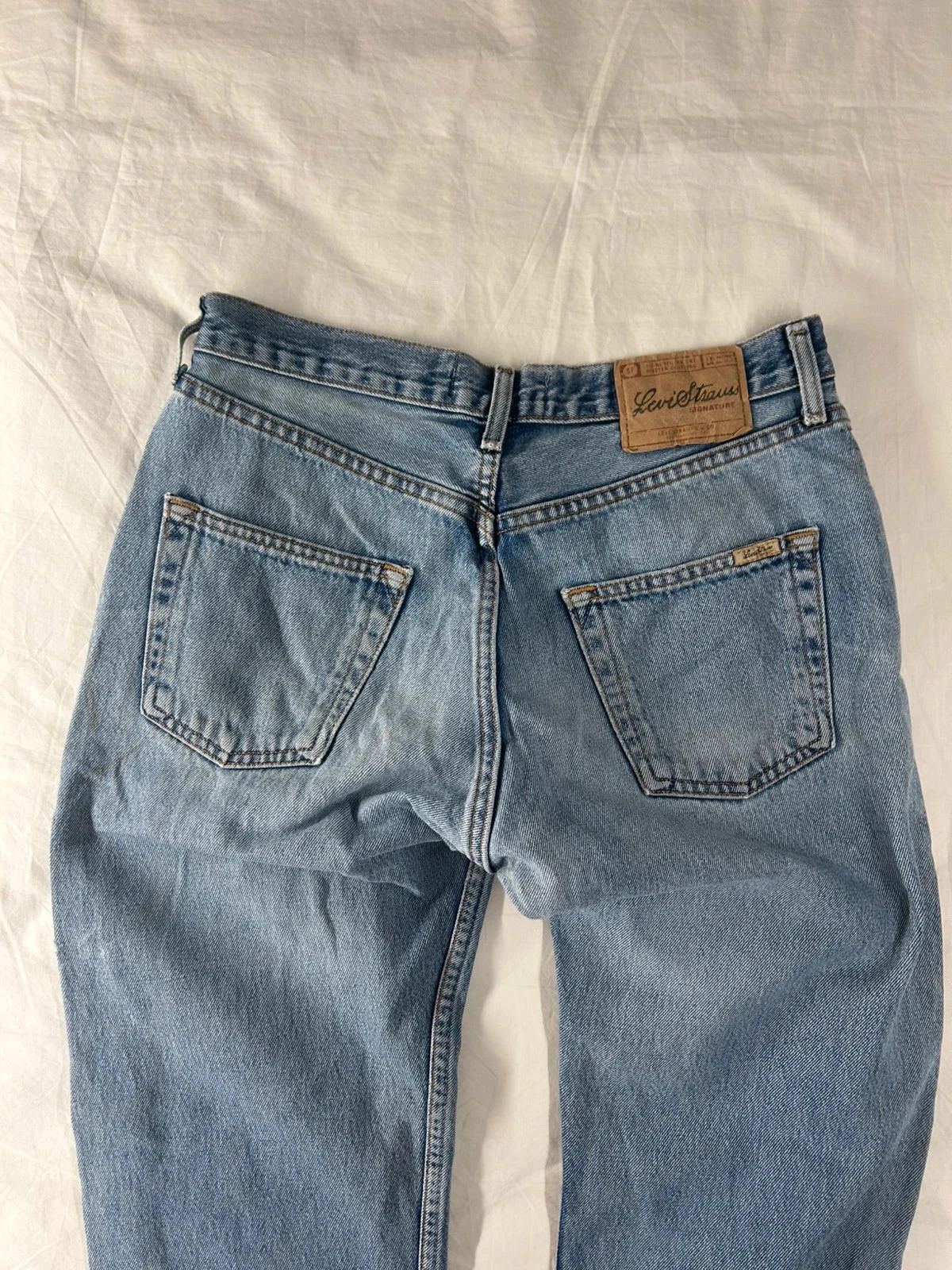Lichte blauwe rechte jeans signature levi´s strauss w32 l34 – photo 17